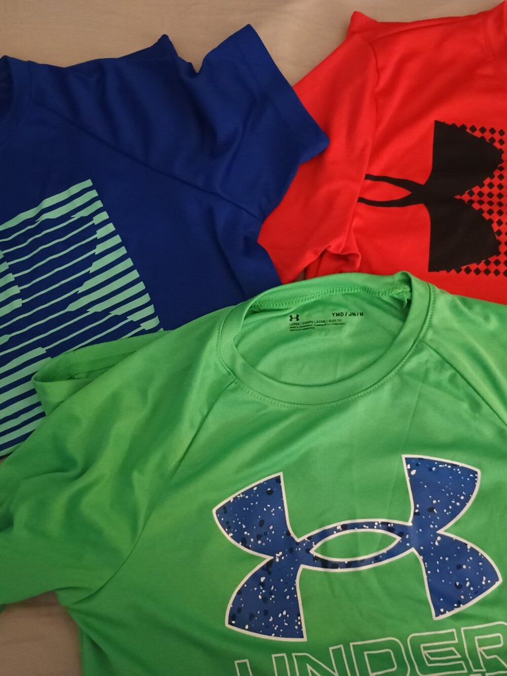 Under Armour Boys Dri-fit Tshirts Youth Medium
